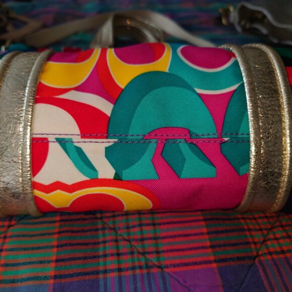 Coach Multicolor Poppy Tote - Picture 8 of 15